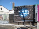 Poster for the project Memory Loops by Michaela Melián in the city of Munich, 2010; photo: Michaela Melián