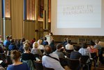 Symposium "Situated in Translation" in der Aula der HFBK; Foto: Imke Sommer