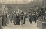 Jean-André Rixens, "Un jour de vernissage au Palais des Champs-Élysées", 1890, Salon de la Société Nationale des Beaux Arts; Foto: Public domain, via Wikimedia Commons