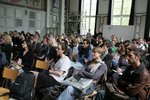 Symposium »Critical Design«, Publikum in der Aula der HFBK; Foto: Imke Sommer