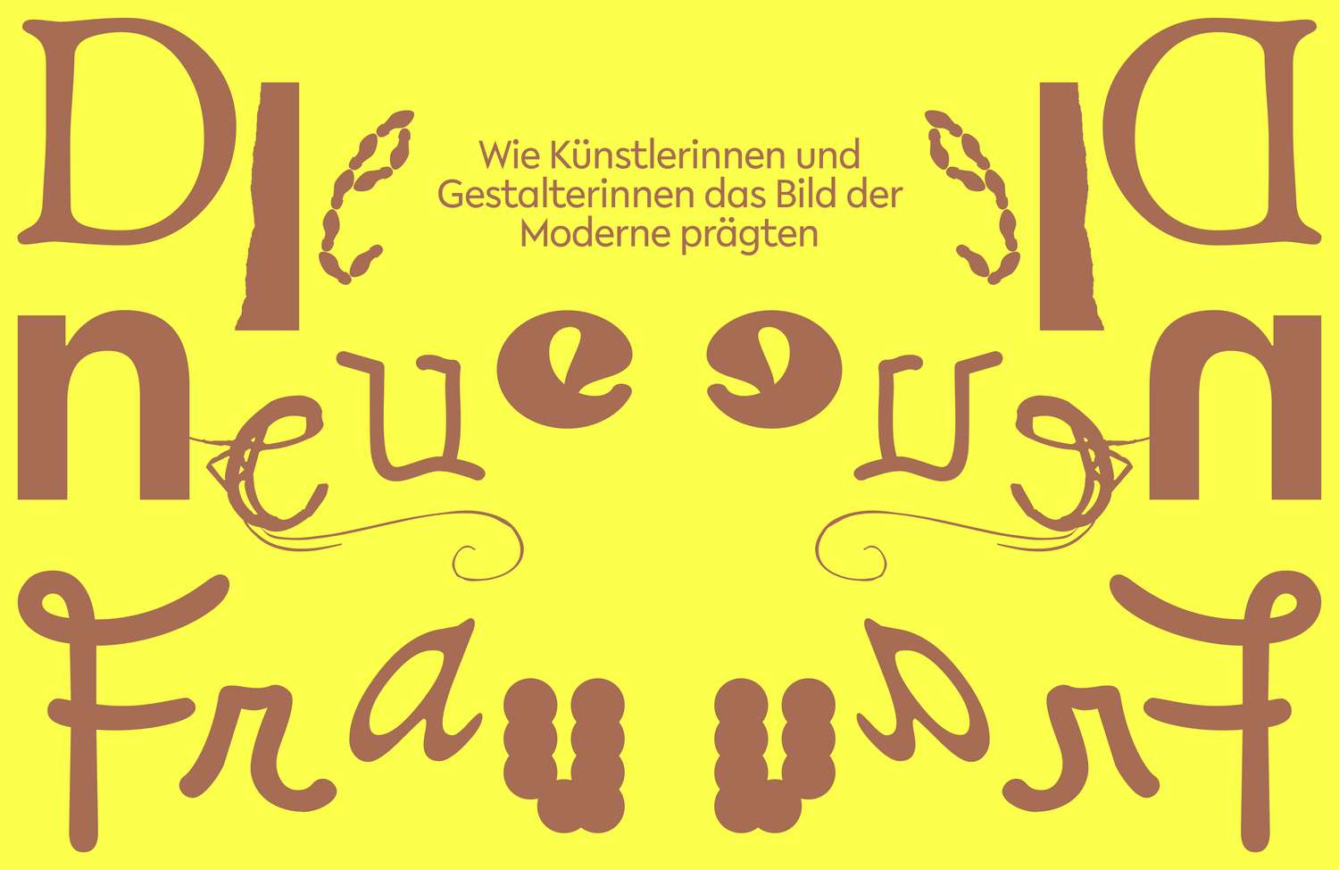 Grafischer Entwurf des Ausstellungstitels